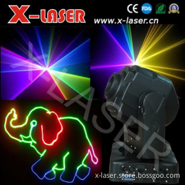 1800mw Red&Green&Blue Moving-Head Animation Laser